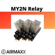 AIRMAXX HH52P MY2N AC240 AC24V DC24 DC12 relay miniature power relay