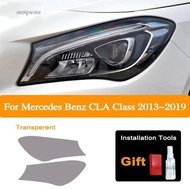 Car Headlights Tint Black Protective Film Transparent TPU Sticker For Mercedes Benz CLA Class C117 X