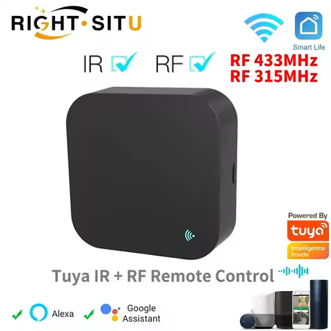 Tuya Smart RF IR Remote Control WiFi Smart Home for Air Conditioner ALL TV LG TV Support Alexa,Googl