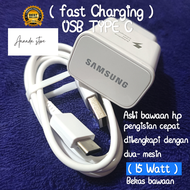 Charger Samsung fast charging type C original A5 A7 A8 S8 S9 C9 NOTE 8 A20 A30 A50 M20 M30 M50 bekas