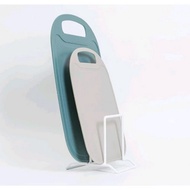 Iron Cutting Board Rack, Mortar and Pestle Holder, Guaranteed/ Square Cutboard Holder