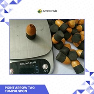 Point Arrow BluntTAG Heart Sponge Blunt Point Arrow/ Diameter 2.5 cm