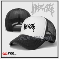 TOPI TRUCKER JARING KASUAL LOKAL PRIA WANITA/TOPI TRUCKER JARING LOCAL BRAND LOGO HECATE