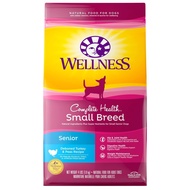 20% OFF: Wellness Complete Health Small Breed Turkey &amp; Peas Senior Dry Dog Food 4lb