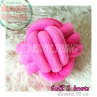 The BALL 3 knot pillow diameter 40 cm | Knot Pillow | Decorative Pillow