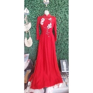 4-panel brocade ao dai size S without pants