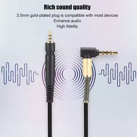 Gaming Headphone Cable Gaming Headphone Cable for Sennheiser G4ME ONE / PC 373D / PC37X GSP350 / 500