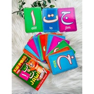 KAD IMBAS JAWI FLASHCARD JAWI ALIF BA TA