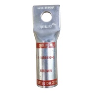 Utilux Terminal Lugs Long Barrel 1 Hole for AWG 500MCM 250mm Wire 16mm Stud Ring Compression Al Cu