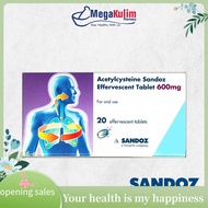 Renewed Vitality Outlet Sandoz Acetylcysteine Effervescent Tablet 600mg 10X2 Tab