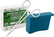 Dermaplaning Kit Professional Swann Morton 10R Dermaplaning Blades, scalpel blade remover box, hemos