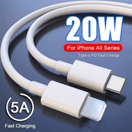 20W Fast Charger USB C PD EU Plug + Data Fast Charging 1M PD Cable Adapter Wire USB-C For iPhon 14 P