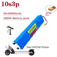 36V 20Ah 18650 Rechargeable lithium Battery pack 10S3P 500W High power for Modified Bikes Scooter El