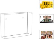Acrylic Display Case for Lego 75407 10362 French Café 40809 Festive Gingerbread House Can Be Install