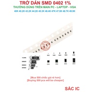 [0402] SMD 0402 paste value in 40 43 44 45 46 47K 47 48 49