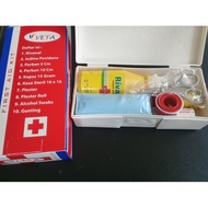 P3K Plus 10 First Aid Kit Home Vehicle Box - Veta