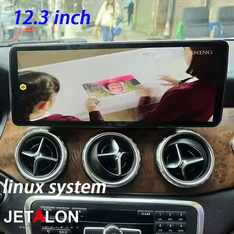 12.3'' Linux System Carplay Android Auto Car Stereo Head Unit For Mercedes Benz CLA C117 NTG4.5 4.7