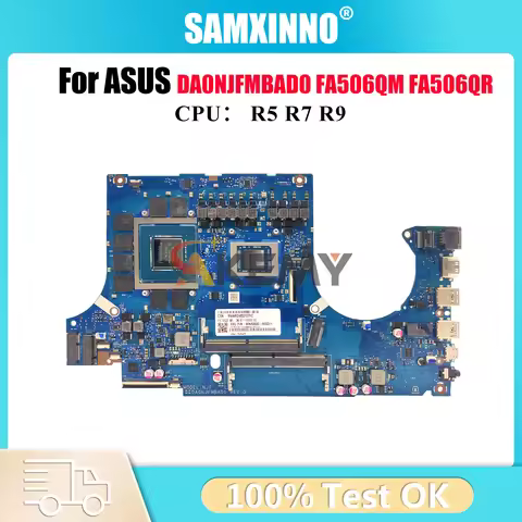 DA0NJFMBAD0 Laptop Motherboard For ASUS TUF Gaming FA506QR FA506QM FA506Q Notebook Mainboard With R5