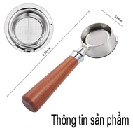 Sẵn sàng giao hang /tay cầm máy pha Espresso không đáy espresso size 58mm SUS Portafilter