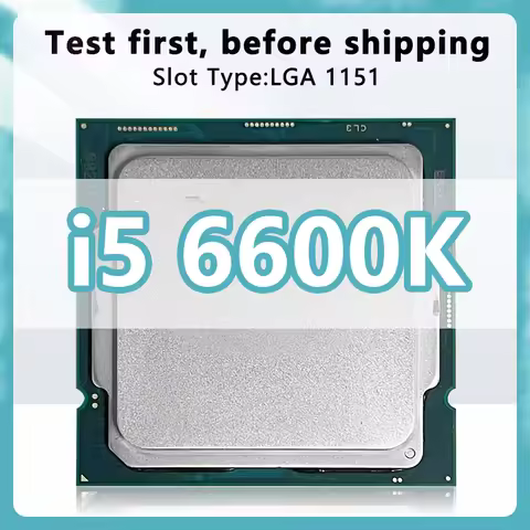 Core i5-6600K CPU 4 cores 4 threads 3.5GHz 6MB 91W 6th Generation Processor LGA1151 for Z270 Motherb