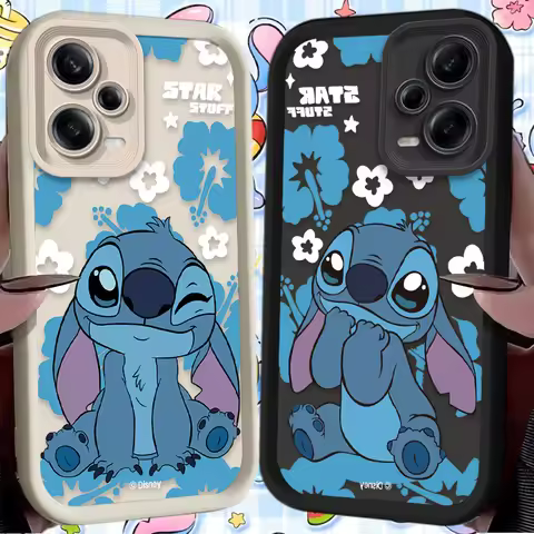 Cute Cartoon Stitch Angel Case for Xiaomi Redmi 15 13 12 15C 14C 14R 13C 12C 10C 4G 5G A5 A4 A3 Turb