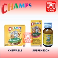 Champs D Worms 200MG 2'S/D Worms Suspension 10ml