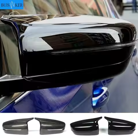 Replacement Mirror Cover For BMW 5 Series G30 G31 Side Rear Mirror Left Hand Driver Carbon Fiber ABS