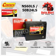 Bateri Kereta / Car Battery - Century Marshall - Maintenace Free - NS60LS /50B24LS & NS60S / 50B24RS