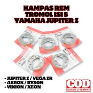 Original Rear Brake Pads Drum Contents 5 Yamaha Jupiter Z, Vixion & Xeon - 5D9-F530K-00 original pre