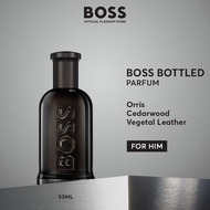 น้ำหอมผู้ชาย BOSS Bottled Parfum For Men - Orris Cedarwood Vegetal Leather - Woody Ambery Perfume |