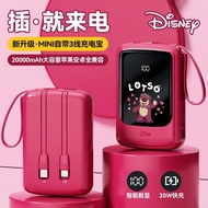 Disney Power Bank Comes with Large Capacity20000Mah Fast Charge Mobile Power Supply for Apple HuaweiOPPO