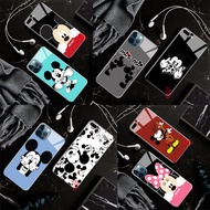 for OPPO A3s A5 A5s A7 AX5s AX7 F5 A73 F7 F9 Pro Tempered glass case L9 Mickey Mouse Cartoon