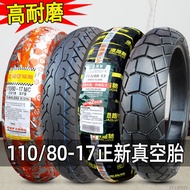 Tayar Chengxin 110/80-17 Tayar Vakum Motosikal Tayar Luar Separuh Panas-Lebur GW250 Tayar Belakang T