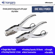 One Hole Punch / Single Hole Punch / Pembolong Kertas 1 Lubang / Steel Hole Punch / Metal Hole Punch