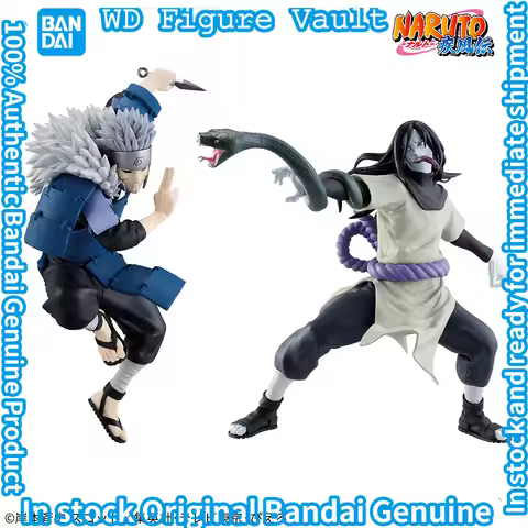 Bandai Officially Licensed Naruto Shippuden VIBRATION STARS-SENJU TOBIRAMA & OROCHIMARU-Premium Coll