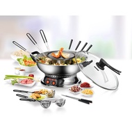 Unold 48746 Asia Fondue grill hotpot, 2 in 1 - German product