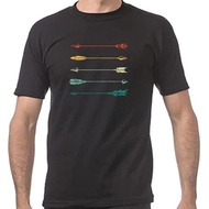 Anak panah Memanah Tradisional Anak panah Memburu Busur T-Shirt Retro Uniseks Pakaian Jalanan Atasan