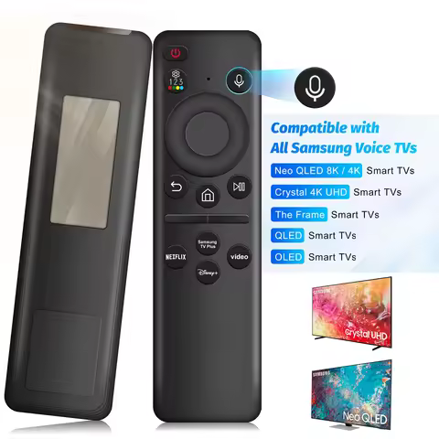 Voice Remote Control for Samsung Smart TV NEO QLED Replacement Remote Control for Samsung TV Recharg