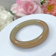 NO.141漸變色紅藕糖糖鐲 內徑 54MM 圈口 佘太翠玉 手鐲 圓鐲圓條