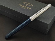 Parker 51系列午夜藍暗尖墨水筆 鋼筆(2123501) +50可刻字