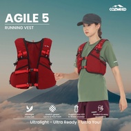 MERAH Cozmeed Vest Running Hydropack Foldable Ultralight Agile 5 Red Running Bag