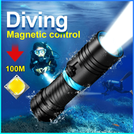 COD TaffLED Senter LED Diving Flashlight Waterproof L2 3800 Lumens TR298 / Senter diving selam tahan