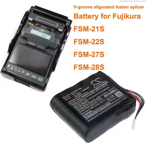 Cameron Sino 3400mAh Battery BTR-11 for Fujikura FSM-21S, FSM-22S, FSM-27S, FSM-28S, FSM-26S