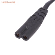 [LargeLooking] 1Pc EU Power Cord EU AC Power Cable Figure 8 C7 To Euro Eu 2Pin AC Plug Power Cable C