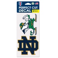 Wincraft NCAA Notre Dame Perfect Cut Decal (Set of 2), 4" x 4" Wincraft NCAA Notre Dame Perfect Cut 
