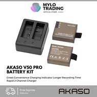 Akaso V50X V50 Pro & V50 Pro SE Battery Charger Kit