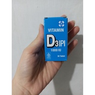 Vitamin IPI D3 1000 IU contains 30 tablets