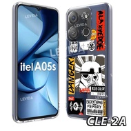 Itel A90 Itel Power 70 Itel P70 Itel A05s Itel A70 Itel A60s Softcase Clear Image Case Character Cle