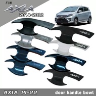 Vemart Perodua axia old 2014-2022 4pcs car door handle bowl cover accessories axia style gear up