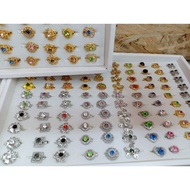 READY STOCK 100pcs baby brooch mix design high quality diamond mix